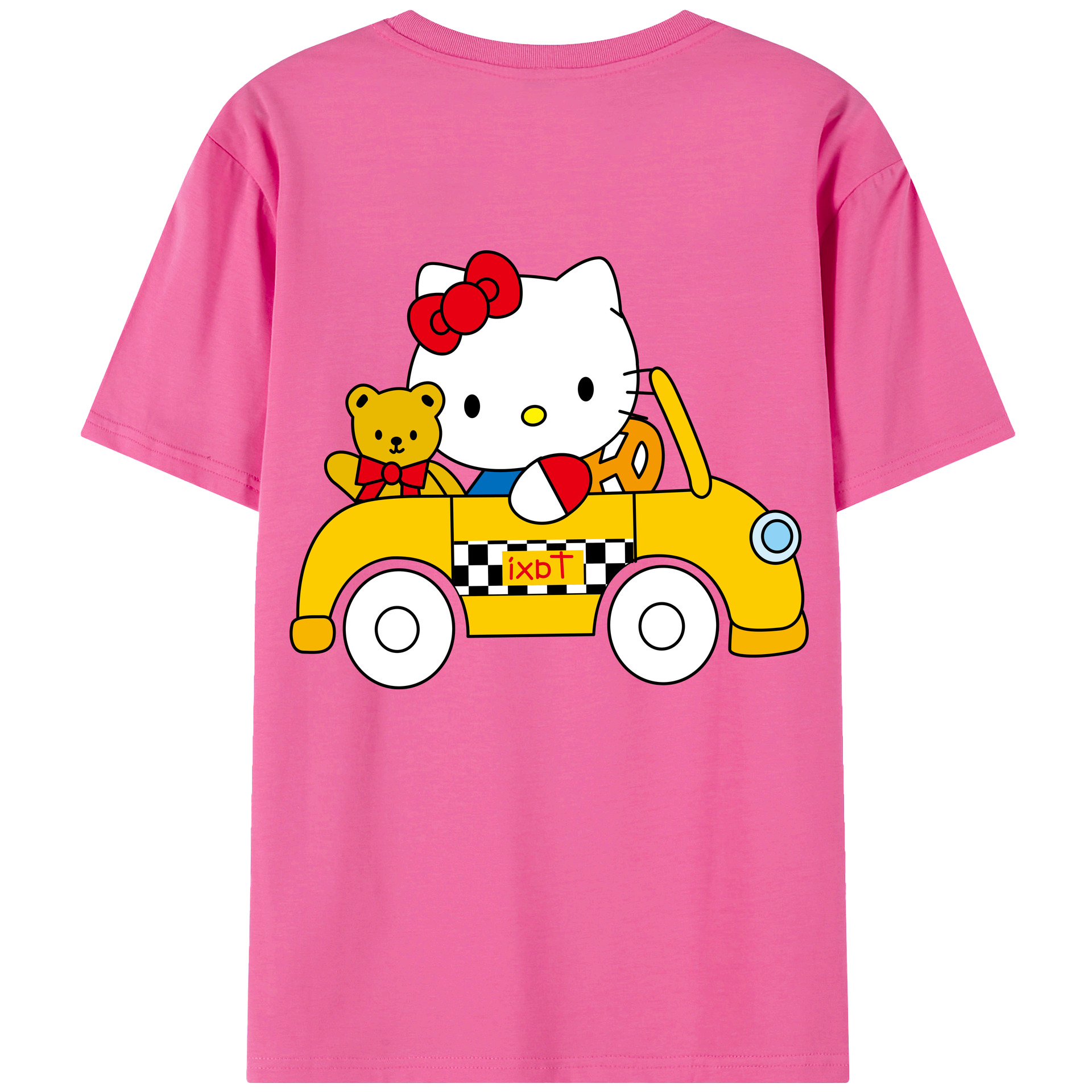 （画像用） Hello Kitty ハローキティ レディース半袖Tシャツ(バックプリント)